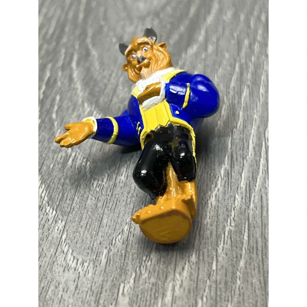 Disney Beauty and the Beast Beast Figurine Blue Suit Ballroom Pose Polly Pocket